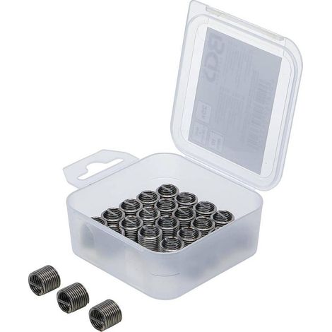 Inserts Taraudés M10 x 1,25 - Lot de 25 pcs - Acier Résistant - Fixation Fiable et Durable - D-Work (1/5)