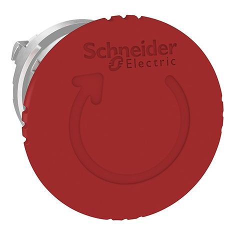 Harmony tête de arrêt d'urgence Ø 40 - tourner pour déverrouiller - Ø22 - rouge - ZB4BS844 (1/4)
