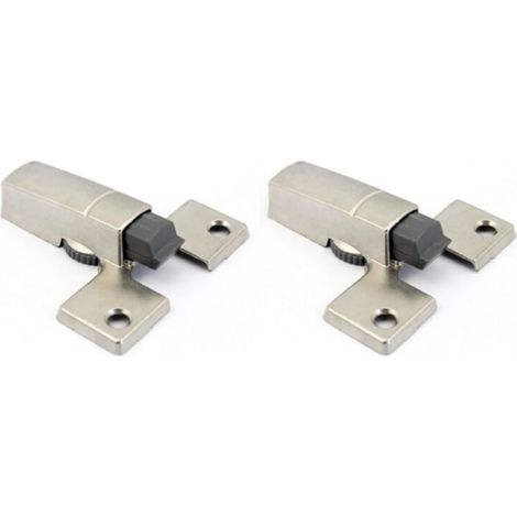 Juego de 2 amortiguadores para bisagras, tope de cierre suave, sistema de puerta silencioso, atornillable para un cierre suave y práctico (1/4)