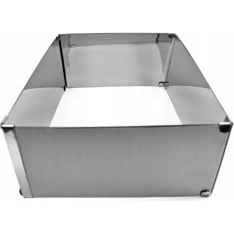 Molde rectangular ajustable para bordes de tartas de 10 cm (1/5)