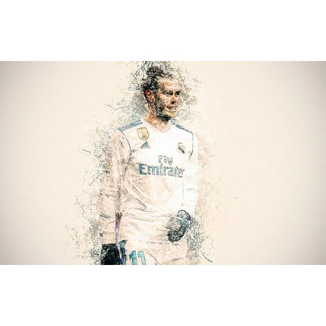 Papier peint panoramique Football - Joueur de Foot - 130 cm x 81 cm (1/2)