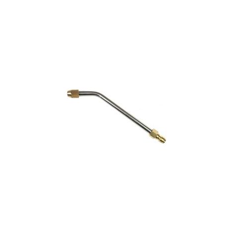 Sortie d'eau de 16 cm, buse de pulvérisation de 1,0 mm pour nettoyeur haute pression, tuyau coudé pour un nettoyage facile du dessous, raccord rapide (1/5)