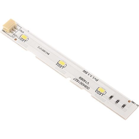Barre Lumineuse Led - Pour Refrigerateur - 13 X 1 6 Cm - ABS Et Metal - 1 Unite