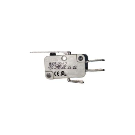 Microrupteur Levier long droit RS PRO, Connexion rapide, SPDT, 16 A @ 250 V CA 250V ( Prix pour 1 )