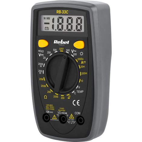 Multimetro Rebel Tools RB-33C (1/5)