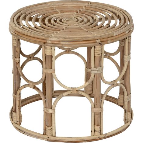 DKD Home Decor Table d appoint Rotin Naturel 38 cm (1/4)
