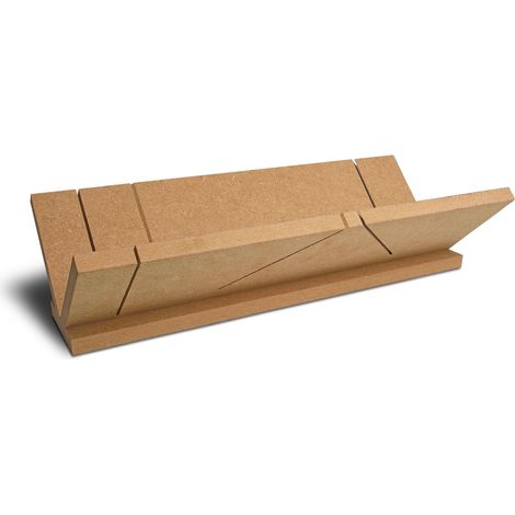 Decosa Gehrungslade MDF, braun, 51 x 22,4 x 11 cm - 1 Stück
