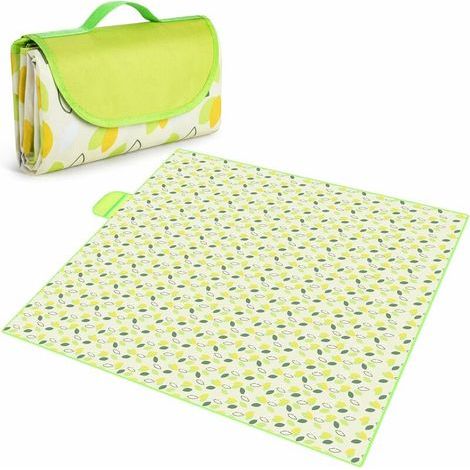 Couverture Pique Nique 200x200 CM, Nappe Pique Nique Impermeable Lavable Tapis Picnic, Picnic Blanket Tapis de Plage Polyvalent (1/5)
