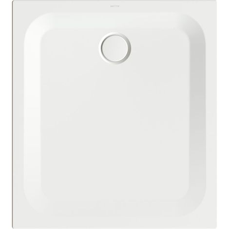 Plato de ducha rectangular BetteUltra con soporte mínimo de