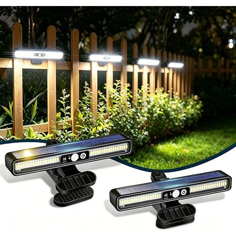 Solar Lights Outdoor with Motion Sensor 1200 mAh 3 Spot Modes IP55 Waterproof Solar Spotlight for Wireless Security Lighting for Garden Garage and Patio (1/5)