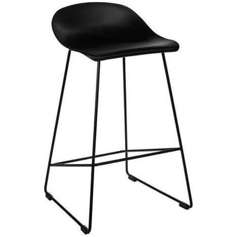 Molly Barhocker aus schwarzem Metall, modern (1/5)