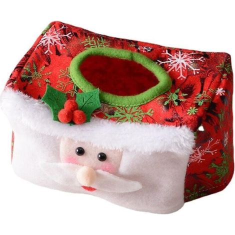 Weihnachts-Taschentuchbox, niedliche Taschentuchbox, für Büro, Küche, Wohnzimmer, Taschentuchhalter (1/4)