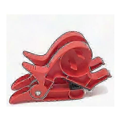 Lot de 2 Supports de Table pour Ruban Adhésif et Rouleau de Papier Cadeau, Distributeur de Bande avec Pince de Fixation, Outil d'Emballage de Bureau (1/5)