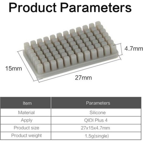 Nettoyeur De Buses - En Silicone - Pour Imprimante 3D QIDI Plus 4 - 10 Pièces (1/5)
