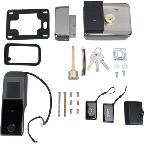 Serrure connectée de portail Serrure à empreinte digitale étanche sans clé avec application TTLock pour extérieur (1/5)