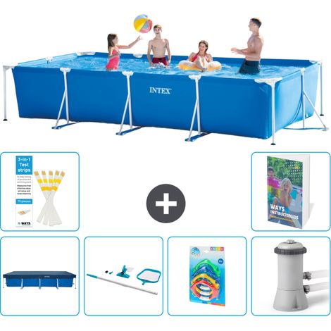 Rechteckiger Frame Pool - 450x220x84 cm - 7-teilig S125