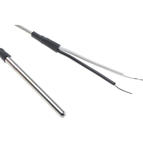 Thermocouple type J Ø 4.76mm, L 75mm, +350°C max à Câble ( Prix pour 1 )