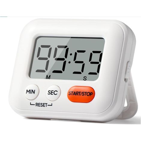 CCYKXAKitchen Timer, Children's Timer, Time Timer with Power Switch, Suitable for Various Occasions Such as Cooking, Baking, Sports