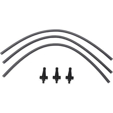 3 mangueras de silicona para leche, compatibles con las cafeteras automáticas EQ9 y EQ700, con conectores. (1/5)