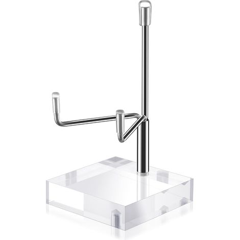 Support de chevalet réglable en métal avec base acrylique, support de plaque compact pour fossiles, cristaux, géodes, roches, coraux, décoration intérieure, objets de collection (1/5)