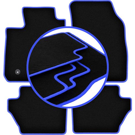 Tapis de sol Carlux bleus pour : Ford EcoSport MK2 crossover (2012-2017) (1/5)