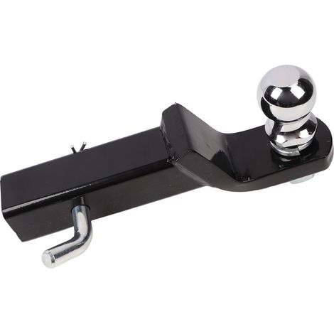 Support de boule d'attelage pour remorque, construction en acier haute résistance, antirouille, universel pour récepteur de 2 pouces (1/5)