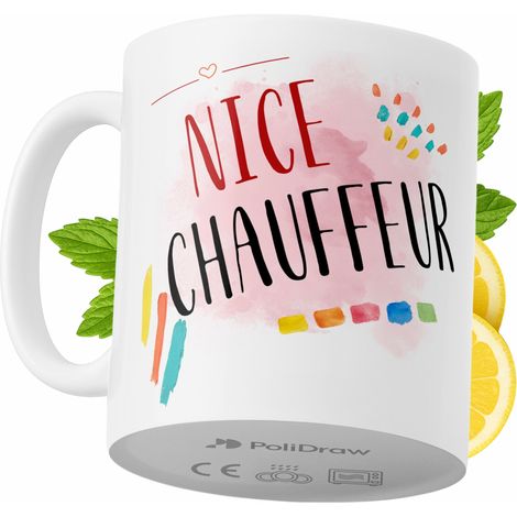 Lustiger Chauffeur-Becher mit witzigem Textdesign – ideal für Geburtstage, Namenstage und Feiertage. Premium-Becher für besondere Anlässe, ob zu Hause, im Büro oder bei der Arbeit. Farbe: Weiß, 330 ml