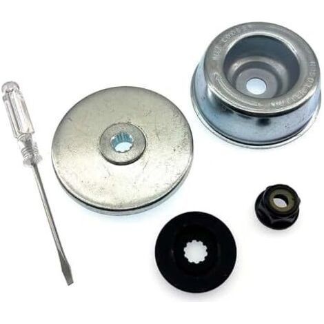 Plateau de course avec disque pression - Écrou adaptateur pour Stihl FS55 FS55R FS36 FS44 FS56 FS80 FS90 FS120 FS250 Pièces rechange 4 en 1 (1/3)