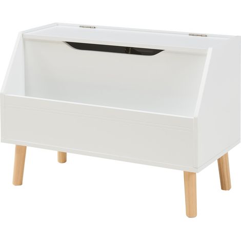 Baúl de juguetes 60 x 30 x 43 cm blanco natural 030009284 (1/5)