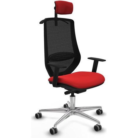 Piqueras y Crespo Mardos Silla de Oficina Roja Ergonómica