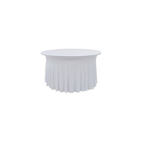 2 tovaglie elasticizzate con bordo, bianche, 180 x 74 cm - Crezuo