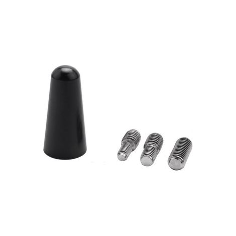 Lot de 5 Antenne Radio Courte 3cm en Aluminium pour Toit de Voiture – antenne de toit courte, signal FM/AM amélioré, décoration extérieure tuning (1/5)