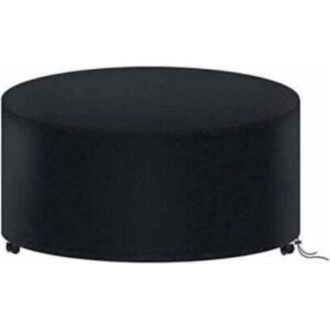 Housse de protection pour table de jardin ronde 180 x 90 cm, imperméable, en Oxford 210D, pour meubles de jardin (1/4)