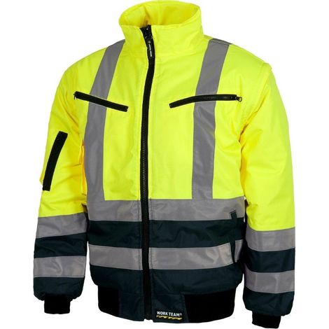 Piloto acolchada e impermeable con mangas desmontables WORKTEAM C3730 (1/3)