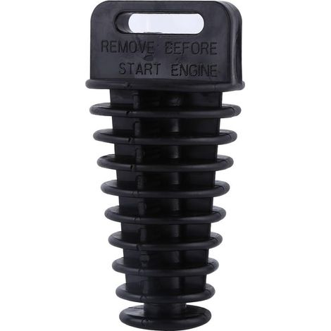 Bouchon de silencieux d'échappement, Moto Dirt Bike ATV Quad 2 Tuyau de silencieux 4 temps Échappement de silencieux Bung Wash Plug(Noir) (1/5)