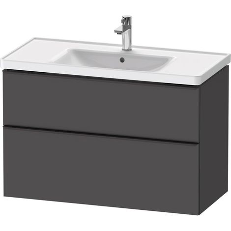 Meuble vasque 98 cm DURAVIT D-Neo Gris mat (1/5)