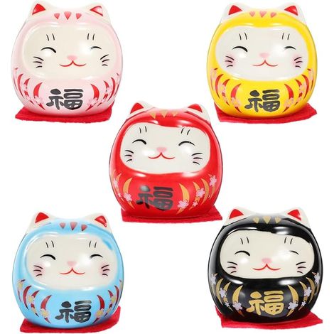 Figurines Miniatures Figurine Japonaise Luck Décoration Maison Bureau Fengshui (1/5)