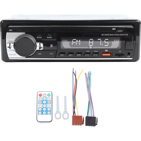 Bluetooth-MP3-Autoradio mit USB, Kartenleser, Freisprechfunktion, platzsparendem Design und verlustfreier Musikwiedergabe für Autos