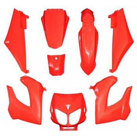 kit verkleidung p2r für motorrad derbi 50 senda drd 2005 bis 2010