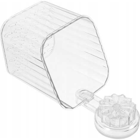 Étagère Salle Bain Transparente Ventouse Rangement (1/4)