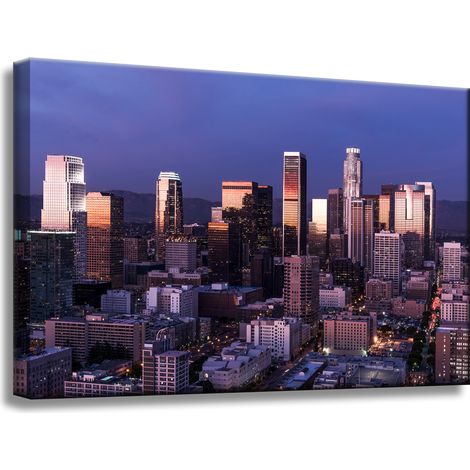 Leinwanddruck Architektur von Los Angeles 60 x 40 cm