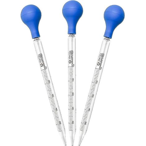 Stück 10-ml-Glaspipetten, für Apotheke, Parfümerie, Labor, Krankenhaus, Chemie (1/5)