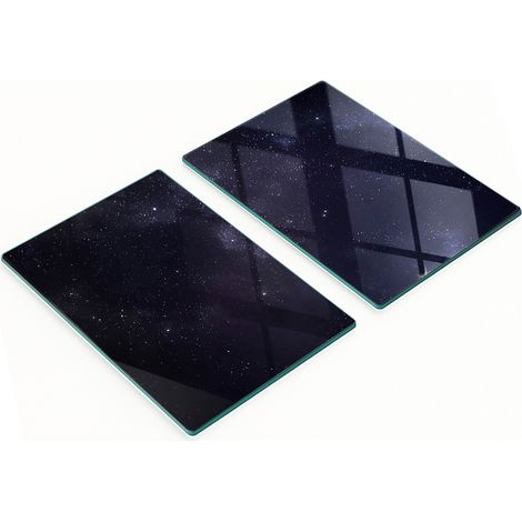 Juego de tablas de cocina de vidrio templado con estampado de ficción, 2 x 40 x 52 cm. (1/5)