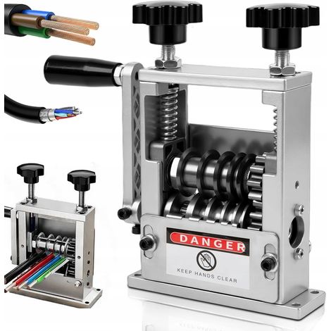 Machine à écorcer pour dénuder l'isolant des fils électriques de 3 à 17 mm (1/5)
