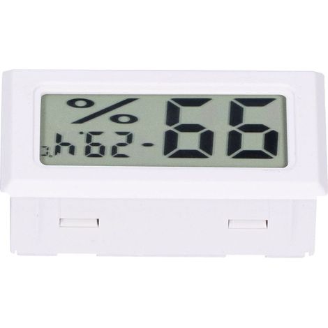 Thermomètre Digital Intérieur ABS pour Maison Intelligente FY11001 Blanc (1/5)