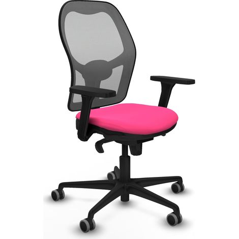 Bürostuhl piqueras y crespo Jorquera rosa Kunstleder Mesh