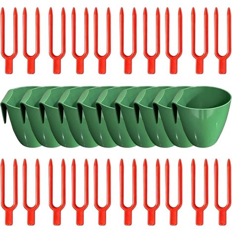 Pots de Propagation de Fraisiers 10 godets à bouturage avec nutriments (1/5)