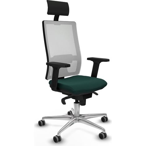Sedia da ufficio piqueras y crespo Horna verde alluminio