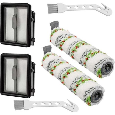 Brosse Roller Compatible Bissell Crosswave X7 Pet Pro 3011,2832z,2955z Aspirateur humide et filtre multi-surfaces tout-en-un (1/5)