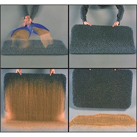 Tapis Grattant Intérieur Extérieur Astroturf Couleur: GRIS ARDOISE - Conditionnement: 40X60 (1/5)
